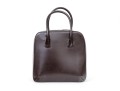 Giorgio Armani Handsome Brown Leather Top Handled Bag