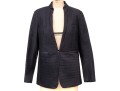Rag & Bone Fabulous Leather Trimmed Quilted Mandarin Collar Blazer Size 8