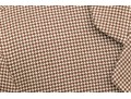 Giorgio Armani Classico Tan And Brown Houndstooth Three Button Blazer, No Size Tag