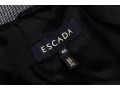 Escada Short Black And White Collared Blazer, Size 40