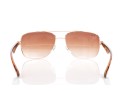 Ray-Ban Brown Tortoise Pattern And Rose Metallic Trimmed Sunglasses