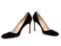 Manolo Blahnik Classic Black Suede Stiletto Pumps, Size 41 1/2
