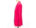Giorgio Armani Vintage Black Label Dark Pink Wool And Silk Button Front Blazer
