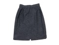 Dolce & Gabbana Classic Grey Tweed Skirt, Slze 44