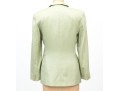 Giorgio Armani Classico Green Cashmere And Silk Three Button Blazer, Size 40