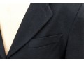 Giorgio Armani Classico Simple Black Three Button Blazer, Size 44