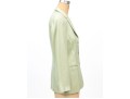 Giorgio Armani Classico Green Cashmere And Silk Three Button Blazer, Size 40