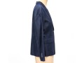 Loro Piana For Brooks Brothers Navy Blue Denim Style Button Front Blazer, Size 6