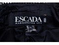 Escada Margaretha Ley Black And White Polka Dotted Collared Blazer, Size 40