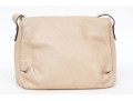 Bottega Veneta Ivory Leather Flap Style Shoulder Bag