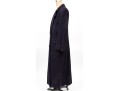 Louis For Women Vintage Blue Cashmere Double Breasted Oversized Long Overcoat, Size 44