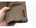 Giorgio Armani Classico Black, Brown And Tan Large Houndstooth Button Front Blazer, Size 42