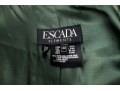 Escada Elements Green Tone Wool Button Front Blazer, Size 40