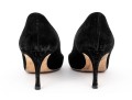 Manolo Blahnik Classic Black Suede Pumps, Size 41 1/2