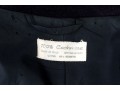 Louis For Women Vintage Blue Cashmere Double Breasted Oversized Long Overcoat, Size 44