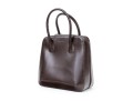 Giorgio Armani Handsome Brown Leather Top Handled Bag