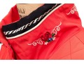 Bogner Red And Black Embroidered Zip Front Ski Jacket