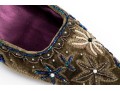 Beatrice Von Tresckow Designs Stunning Beaded Velvet Slingbacks, Size 42