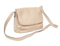 Bottega Veneta Ivory Leather Flap Style Shoulder Bag