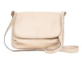 Bottega Veneta Ivory Leather Flap Style Shoulder Bag