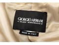Giorgio Armani Vintage Black Label Tan Wool Button Front Blazer