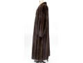 B. Altman Beautiful Vintage Collared Long Brown Mink Fur Coat, With Pockets