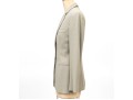 Giorgio Armani Vintage Black Label Tan Wool Button Front Blazer