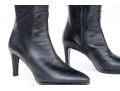 Collection Of Two Pairs Of Black Stuart Weitzman Boots, Leather And Suede, Size 10