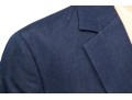 Loro Piana For Brooks Brothers Navy Blue Denim Style Button Front Blazer, Size 6