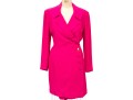 Myrene De Premonville, Paris Dark Pink Scarab Button Dress