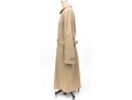 Giorgio Armani Classico Vintage Tan Oversized Belted Trench Coat, Size 42