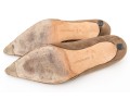 Manolo Blahnik Brownish Tan Suede Pumps, Size 41 1/2