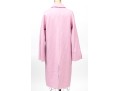 St. John Long Pink Wool Button Front Blazer/Coat, Size S