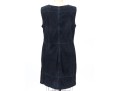 Hobbs, London Blue Suede Sleeveless Sheath Dress, Slze 10