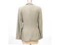 Giorgio Armani Vintage Black Label Tan Wool Button Front Blazer