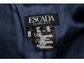 Escada Elements Vintage Navy Blue Lace Paneled Jacket And Dress Suit, Size 40