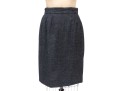 Dolce & Gabbana Classic Grey Tweed Skirt, Slze 44