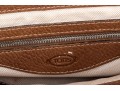 Tods Brown Pebbled Leather Top Handled Tote Bag