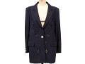 Escada Margaretha Ley Embroidered Collared Blazer, Size 40