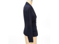 Escada Elements Vintage Navy Blue Lace Paneled Jacket And Dress Suit, Size 40