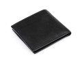 Prada Handsome Black Leather Billfold And Credit Card Holder, With Box