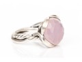 David Yurman Sterling Silver Checkerboard Rose Quartz 