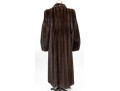 B. Altman Beautiful Vintage Collared Long Brown Mink Fur Coat, With Pockets
