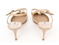 Manolo Blahnik Striking Tan Patent Leather 