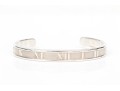Tiffany & Co. Sterling Silver Fabulous Atlas Motif Cuff Bracelet