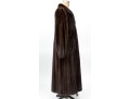 B. Altman Beautiful Vintage Collared Long Brown Mink Fur Coat, With Pockets