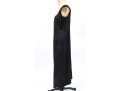 John Galliano Long Black Linen And Silk Tank Dress, Size 12