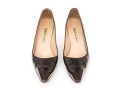 Manolo Blahnik Classic Brown Leather Pumps, Size 41