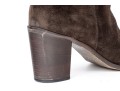 Bruno Ricci Fabulous Thigh High Brown Suede Chunky Heel Boots, Size 41