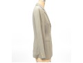 Giorgio Armani Vintage Black Label Tan Wool Button Front Blazer